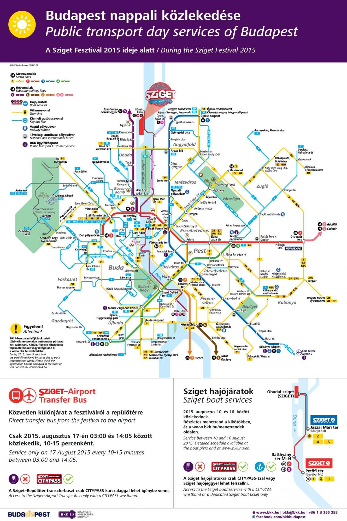 будимпешта streetcar мапа