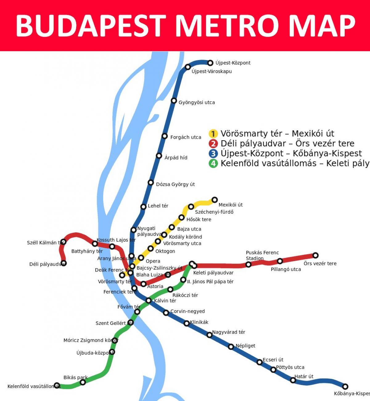 картата на будимпешта keleti