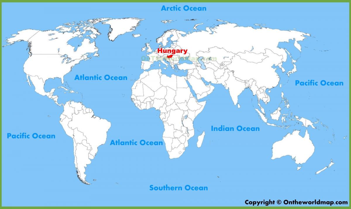 мапата на светот унгарија будимпешта