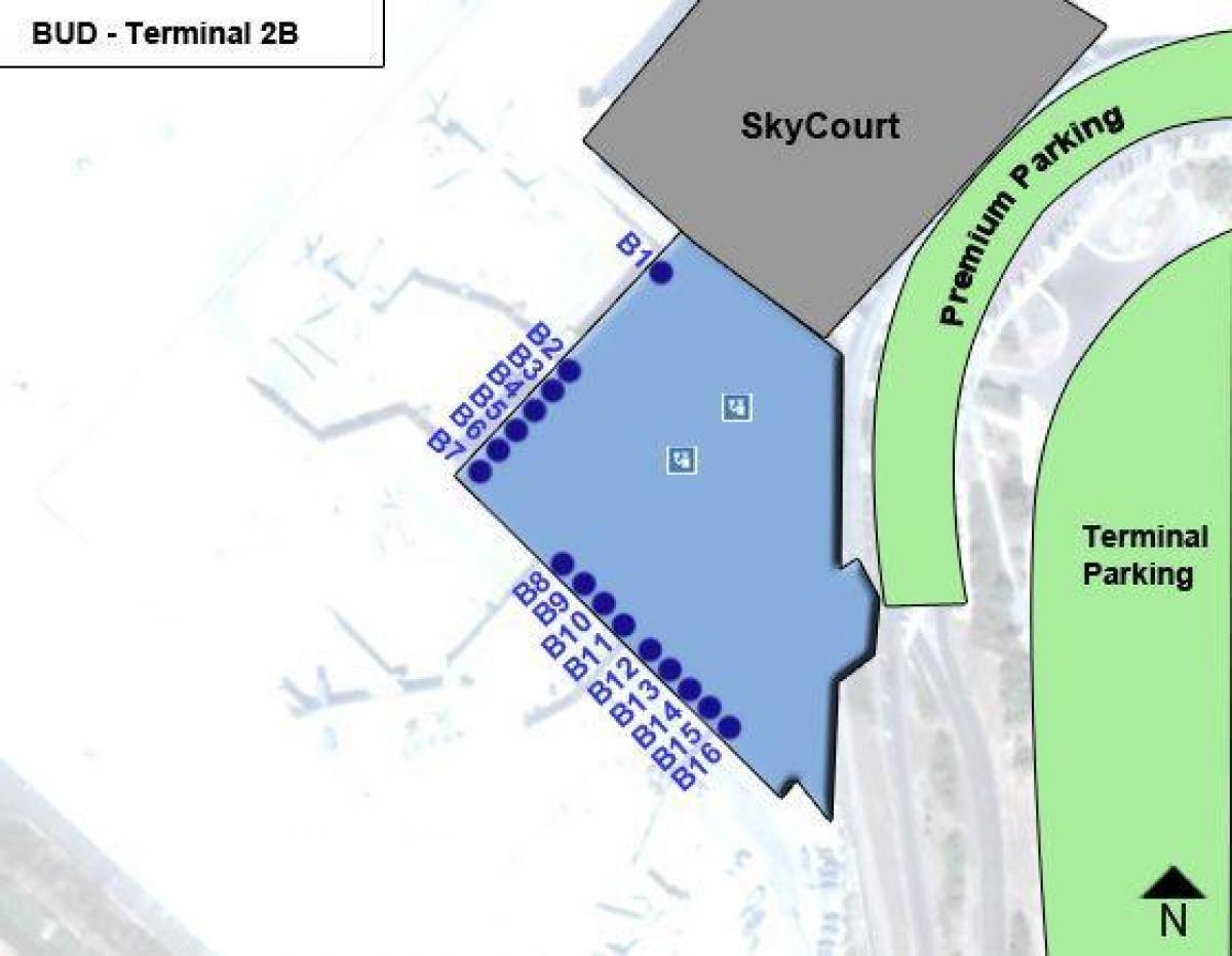 будимпешта аеродромски терминал 2b мапа