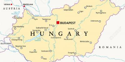 Будимпешта локација на мапата на светот