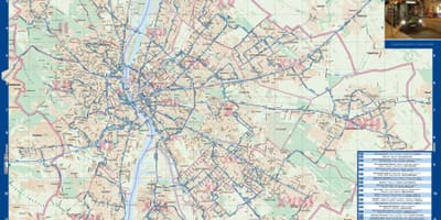 Будимпешта ноќ автобуска карта