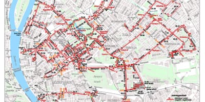Картата на будимпешта количка