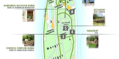 Карта на маргарет островот будимпешта